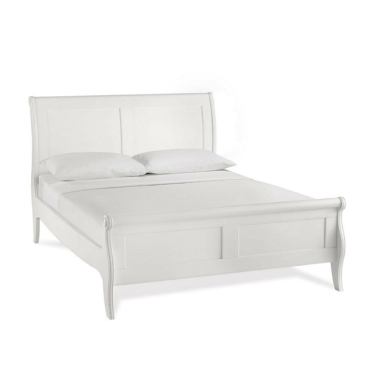 Chanel White Panel Bed