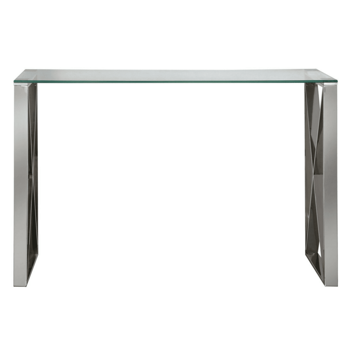 Zenith Stainless Steel Console Table