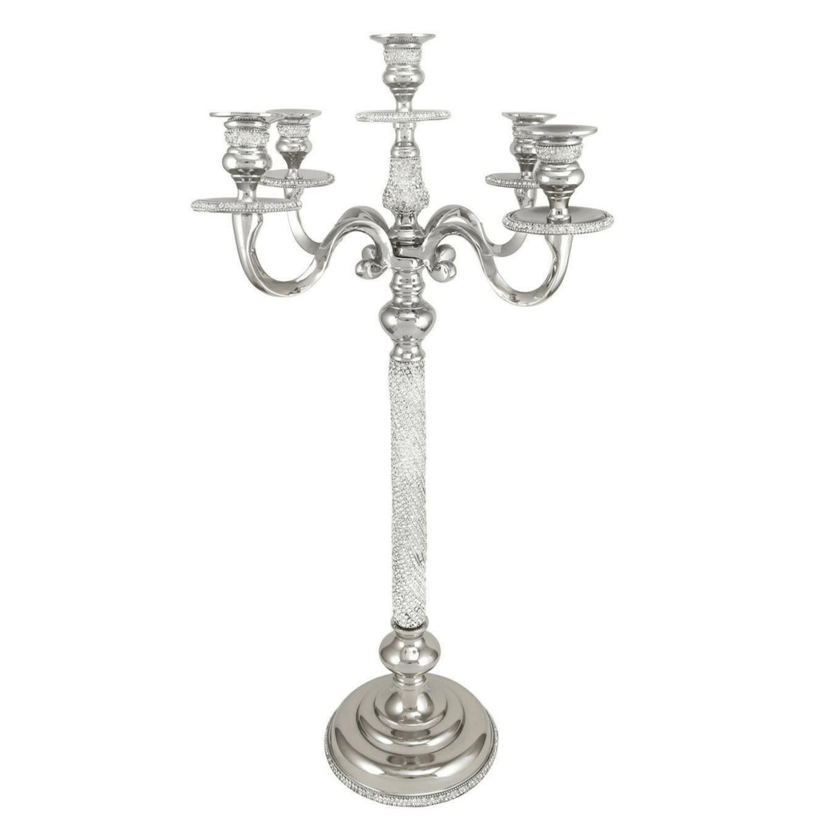 Glitz 5 Light Standing Candelabra Corcorans Furniture Carpets